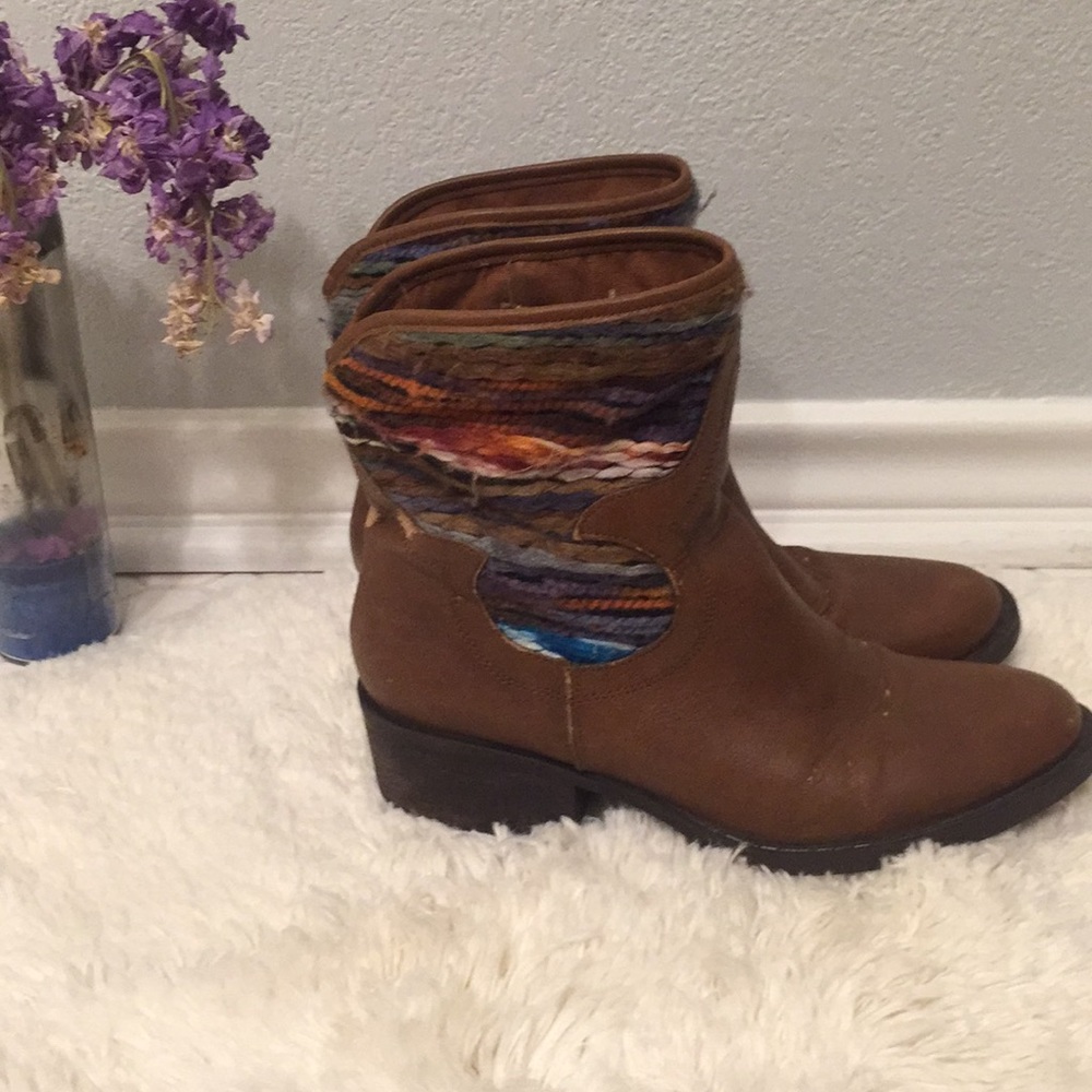 Rustic Textured Cowboy Boots